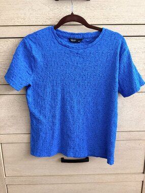 Simply Vera Wang Royal Blue Shirt, Size L